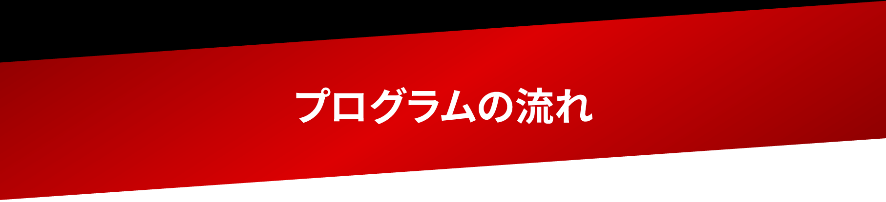 プログラムの流れ